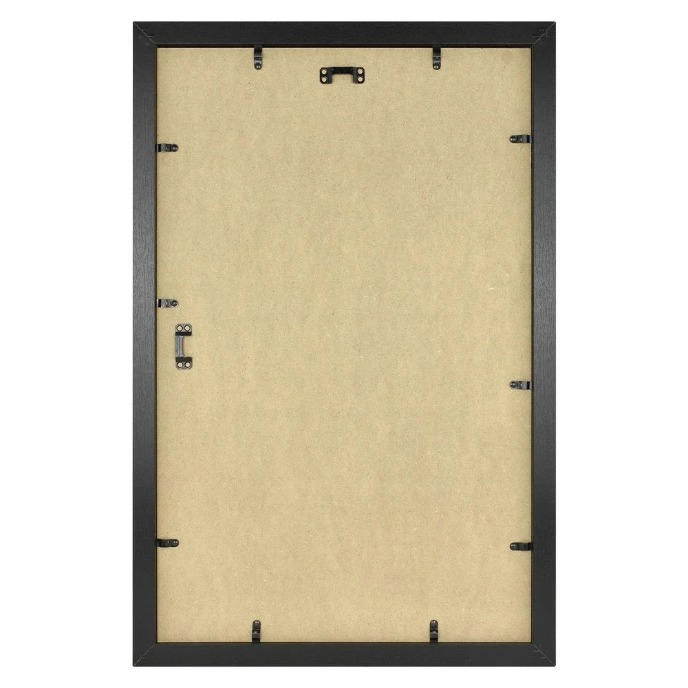 MCS Studio Gallery 14x22 Black Woodgrain Wall Picture Frames 2 Pack 40945